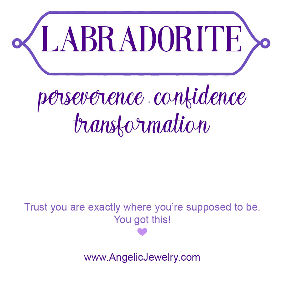 Hyacinth: Labradorite Ring - r67