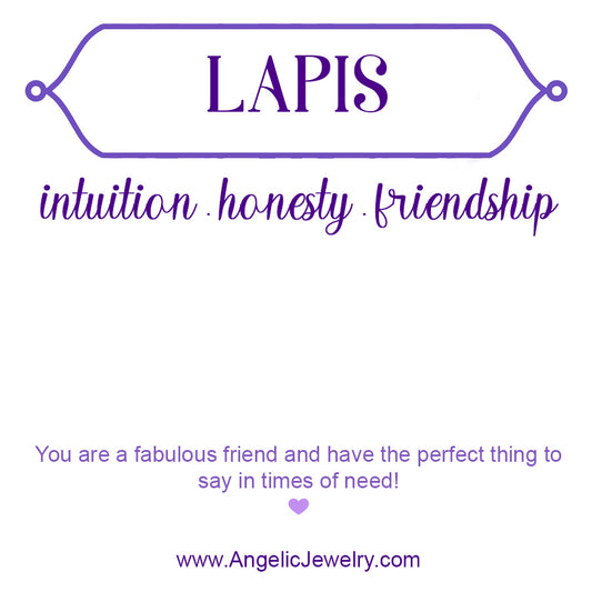 Lilac: Lapis Earrings - e724