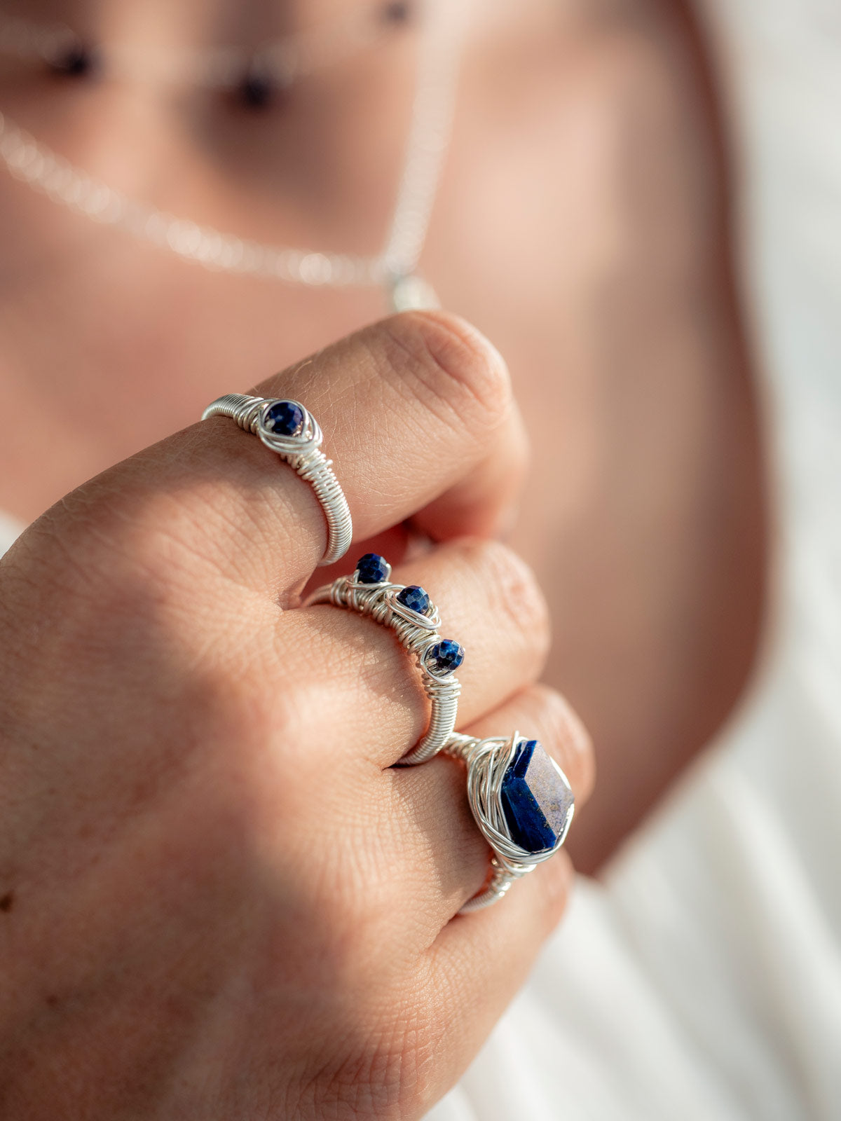 Hyacinth: Lapis Ring, Wrapped