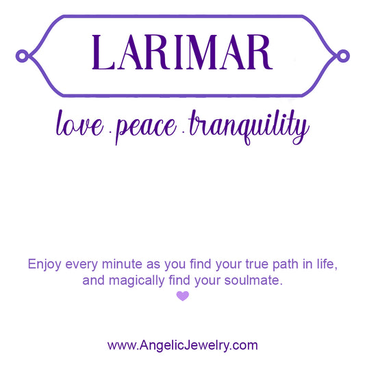 Lilac: Larimar Earrings - e759