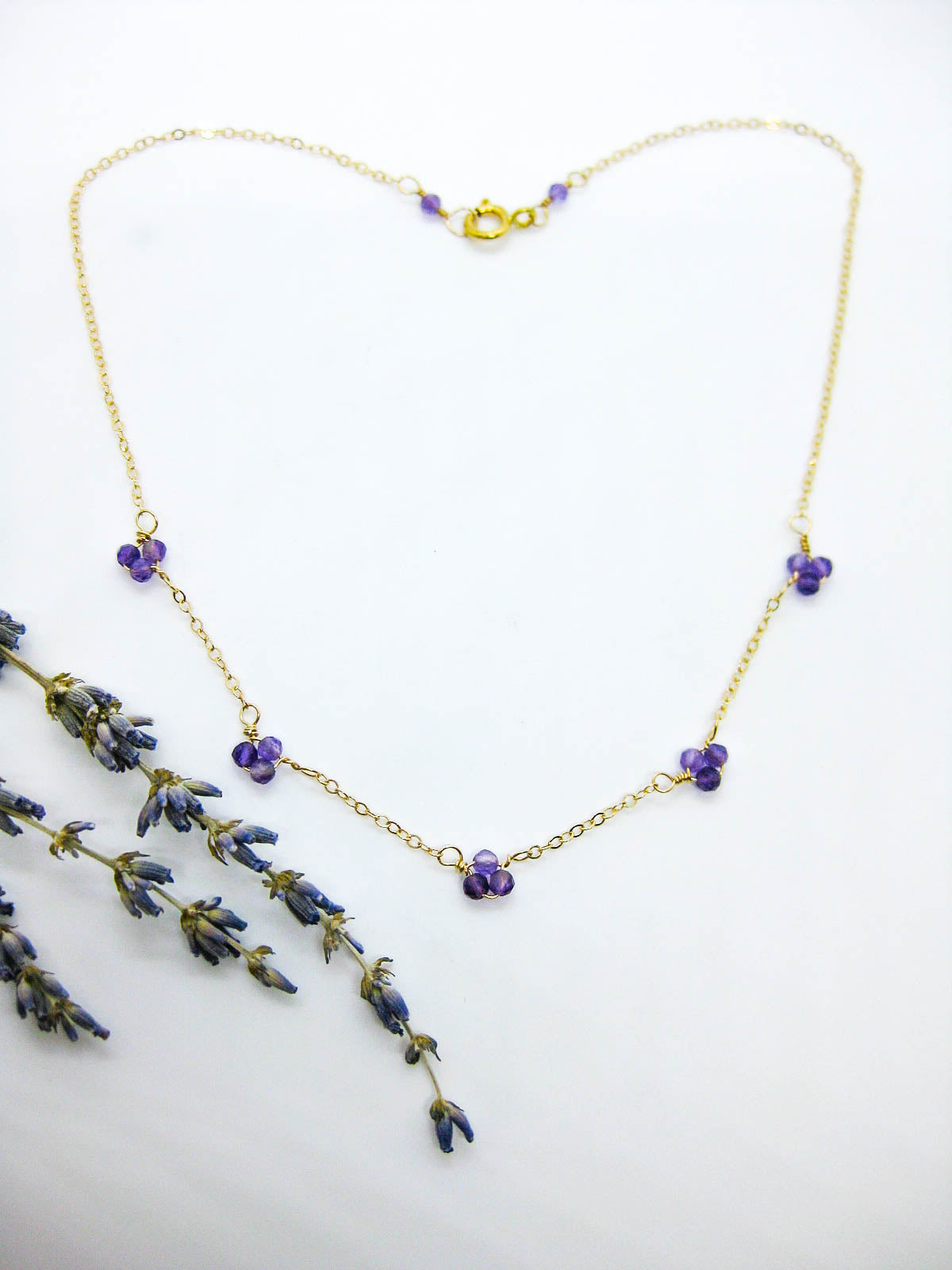 Hyacinth: Amethyst Choker - n520