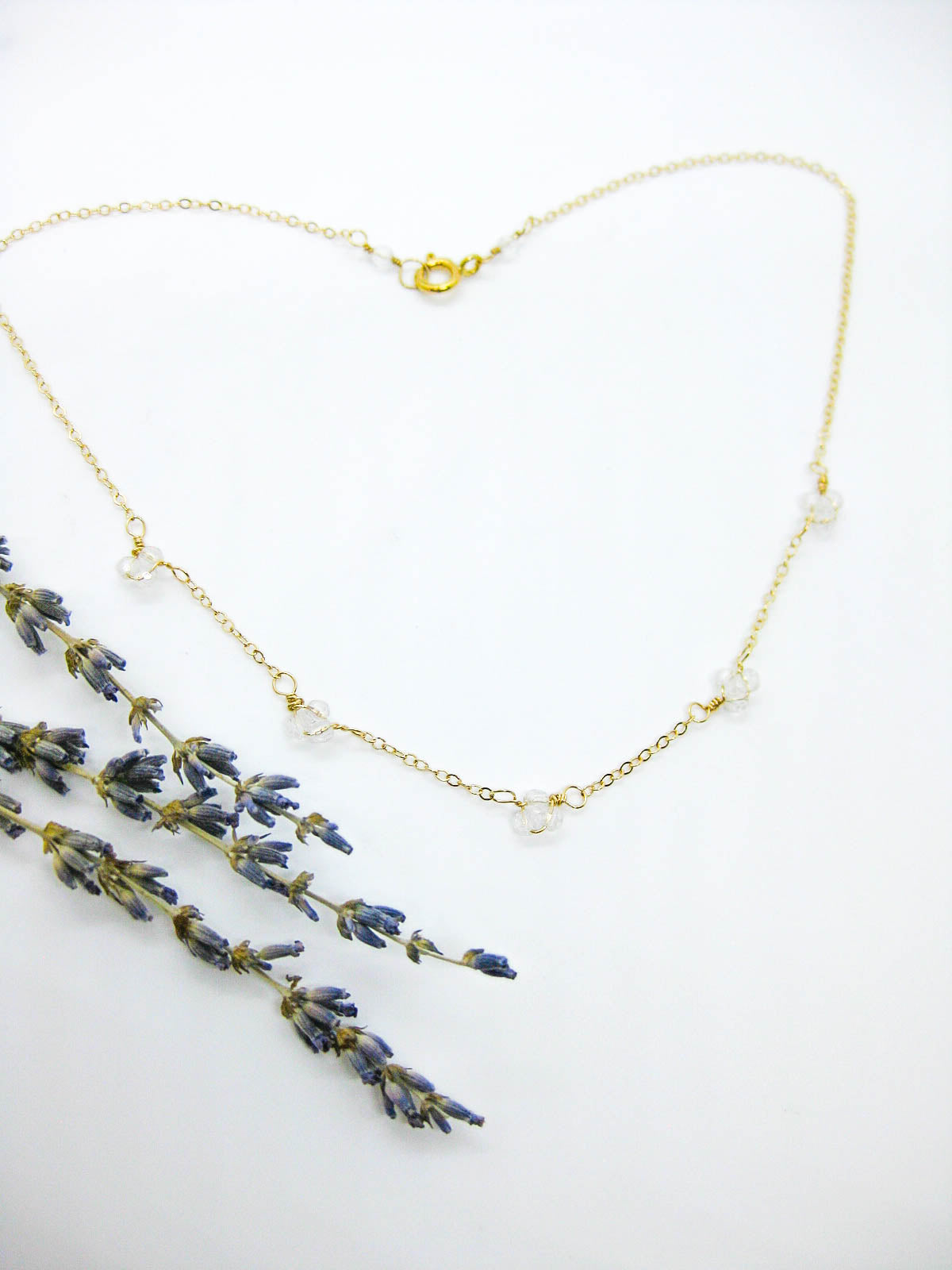 Hyacinth: Quartz Choker - n567