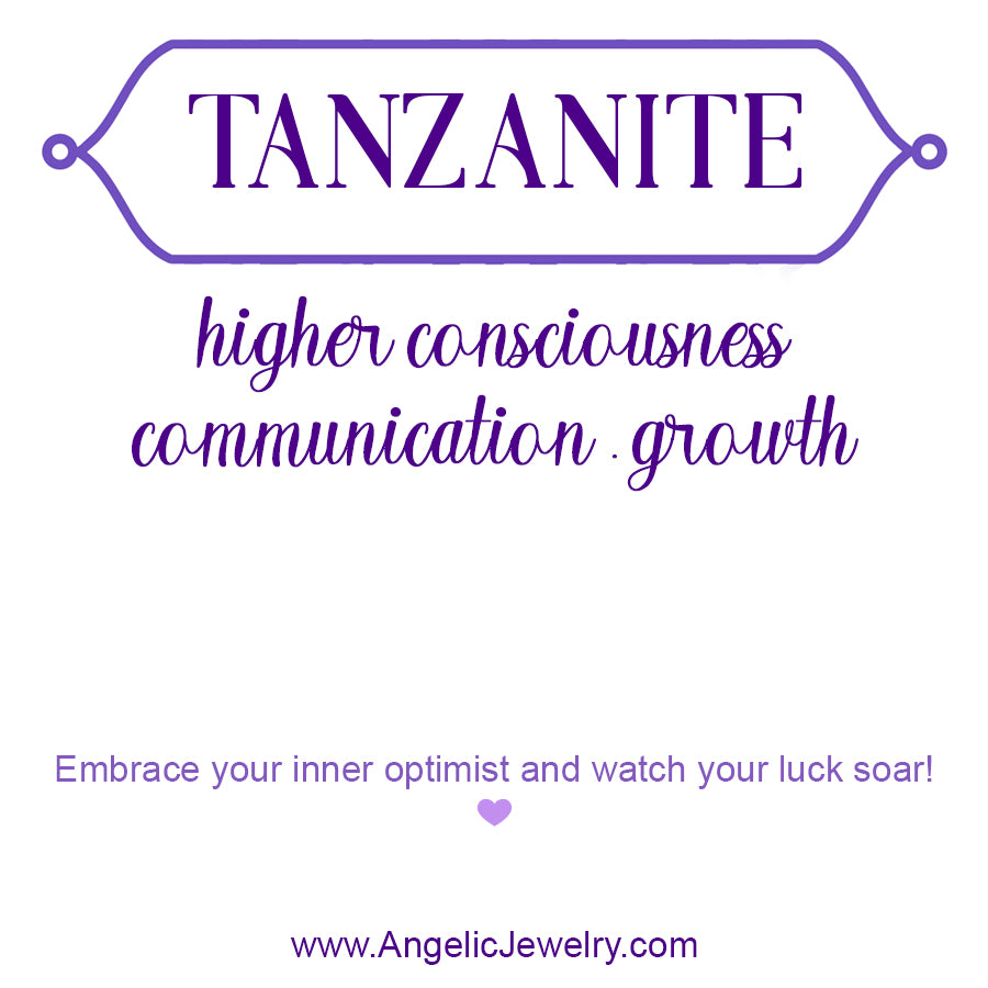 Chrysanthe: Tanzanite Earrings - e755