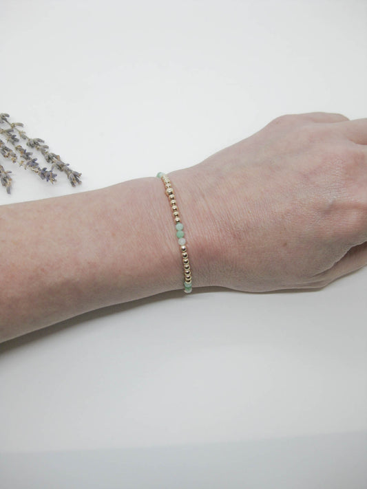 Juniper: Chrysoprase Stretch Bracelet