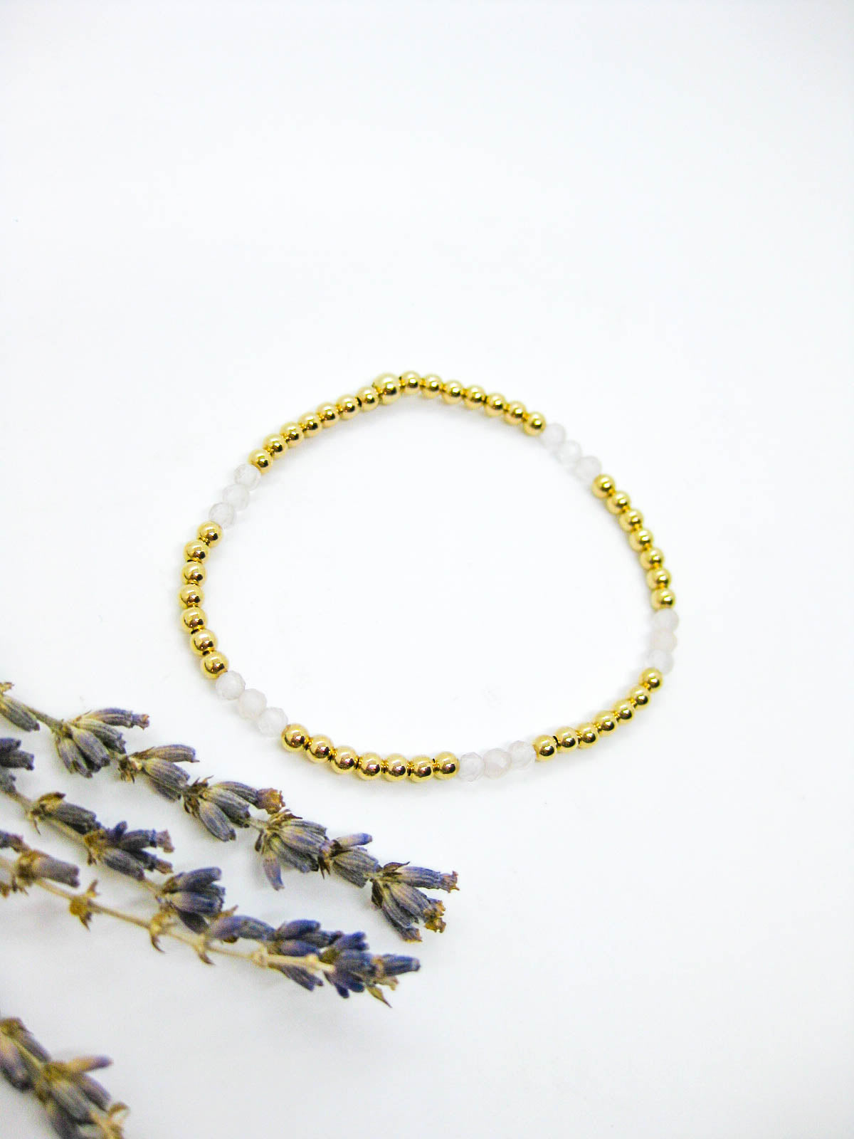 Juniper: Rose Quartz Stretch Bracelet