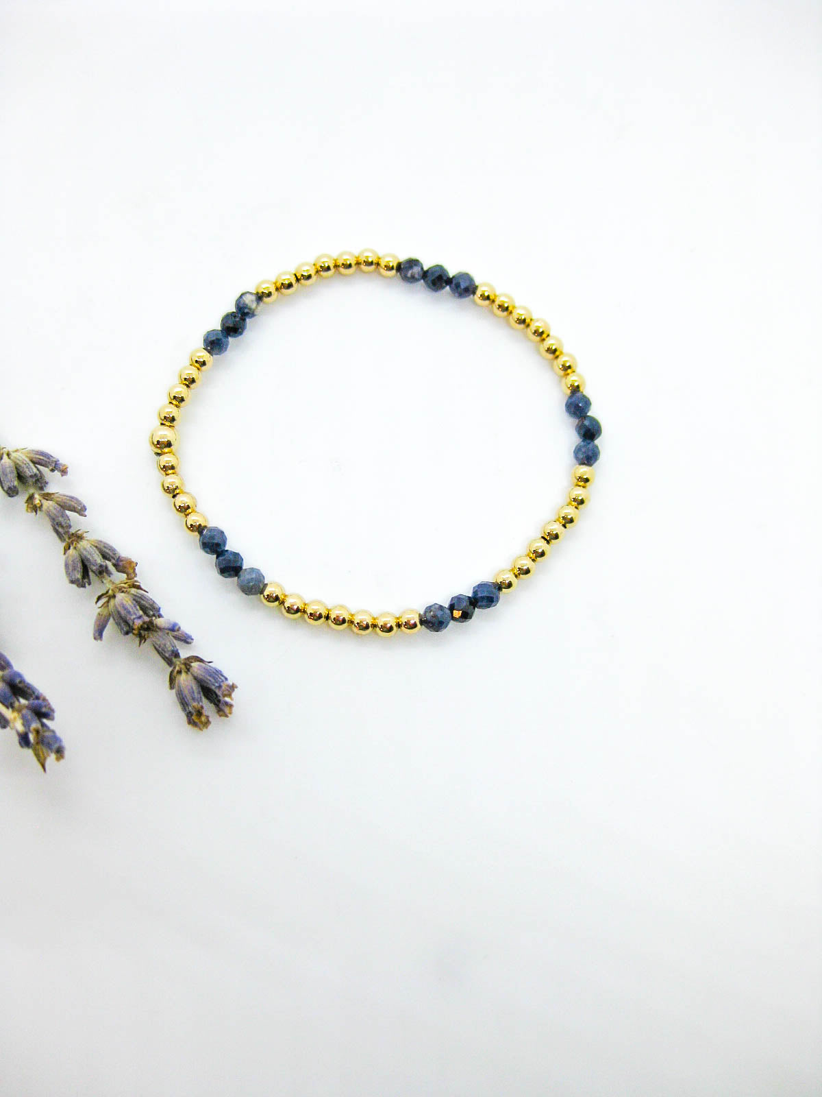 Juniper: Sapphire Stretch Bracelet