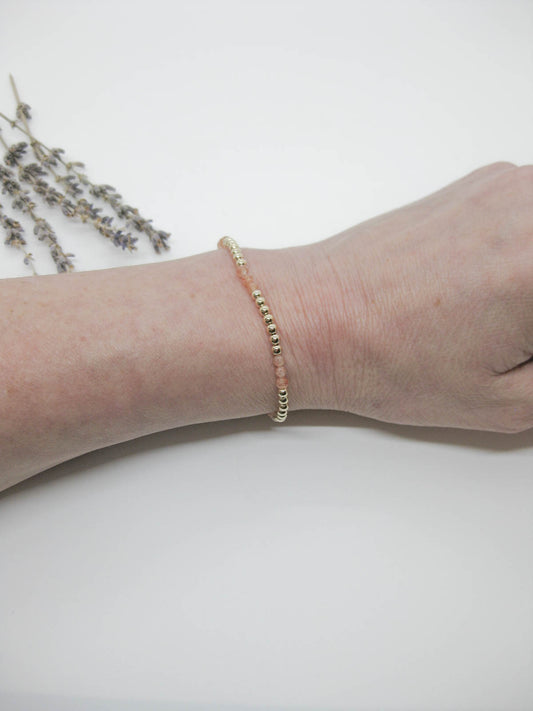 Juniper: Sunstone Stretch Bracelet