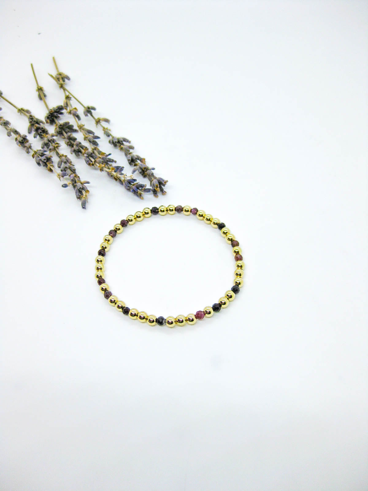 Sage: Ruby Stretch Bracelet