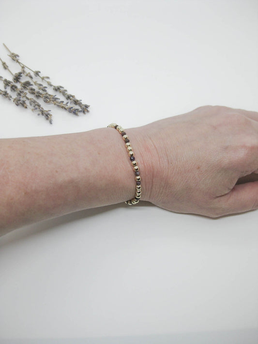 Sage: Ruby Stretch Bracelet