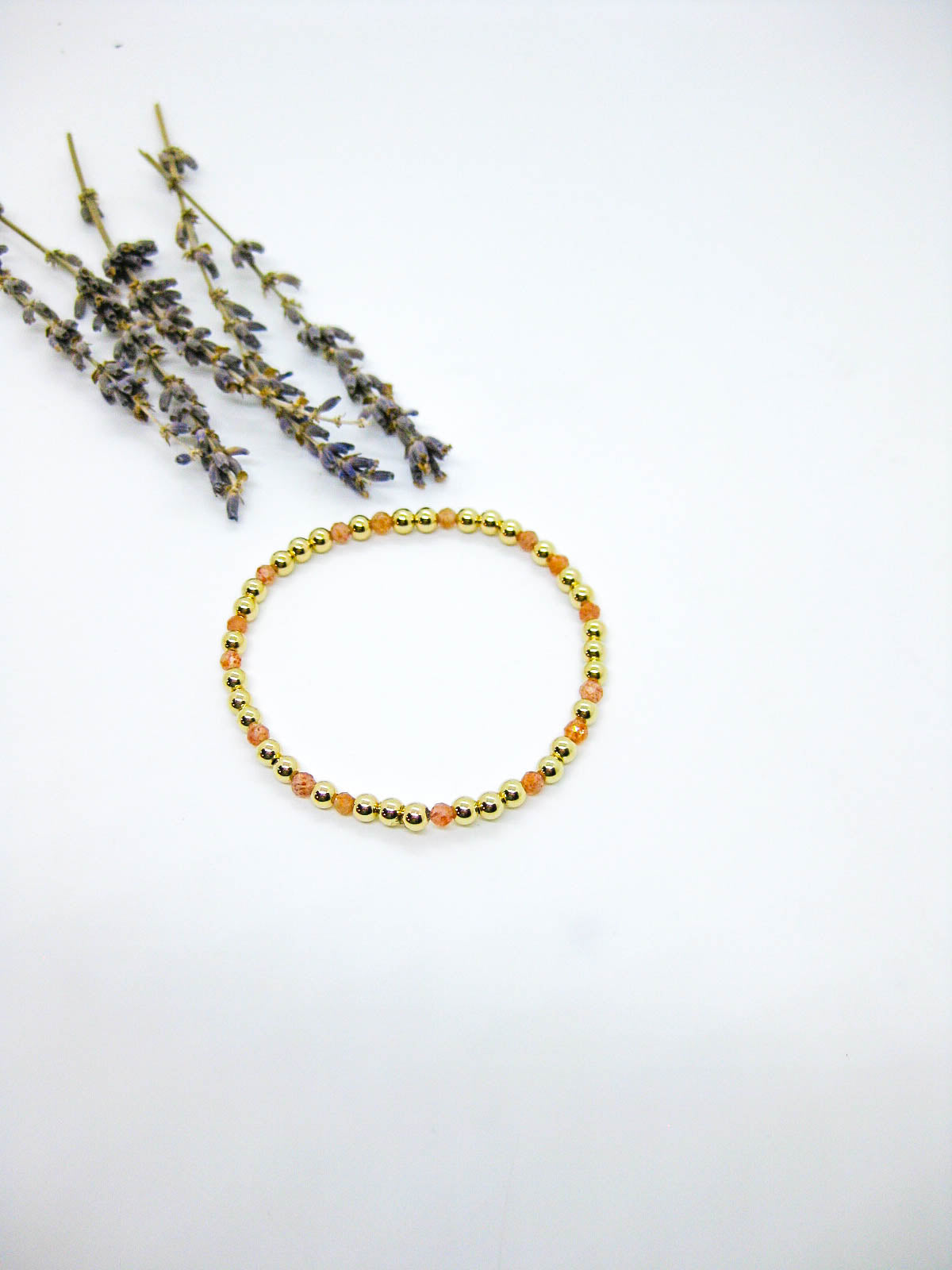 Sage: Sunstone Stretch Bracelet