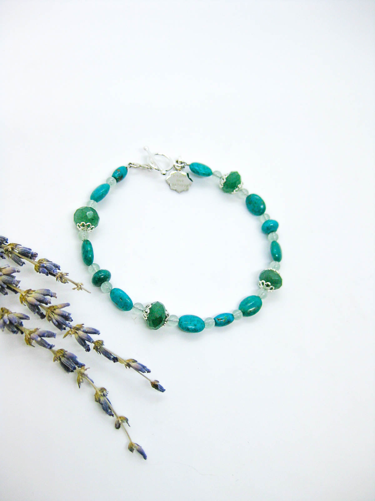 Turquoise Aventurine Bracelet - b340