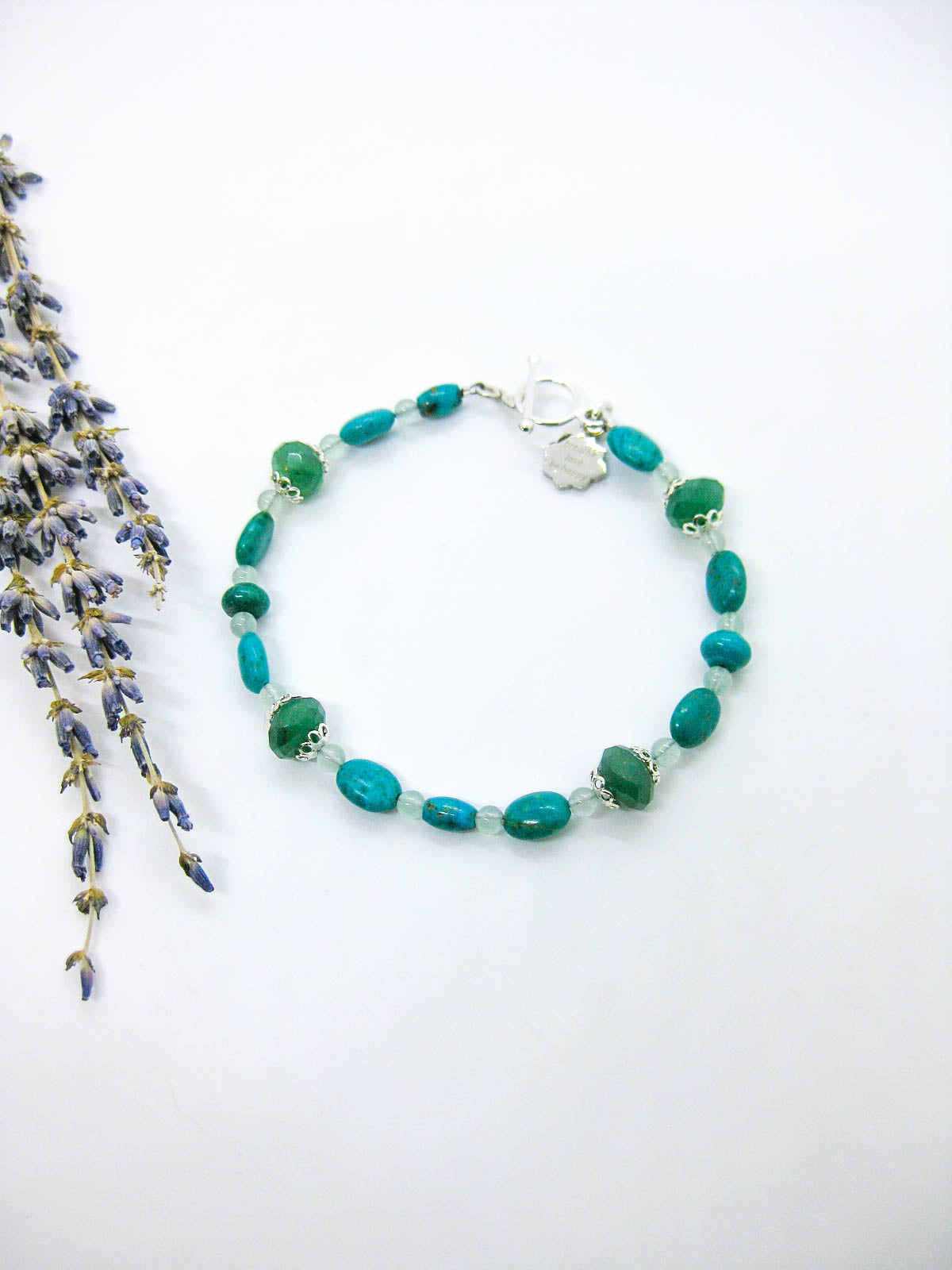 Turquoise Aventurine Bracelet - b340