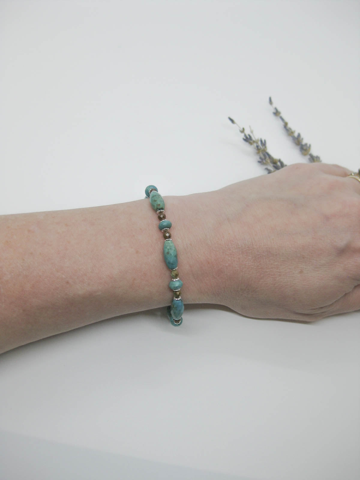 Delphine II: Turquoise Bracelet - b347