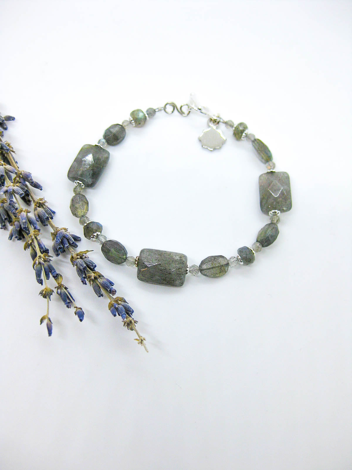 Calla II: Labradorite Bracelet - b351