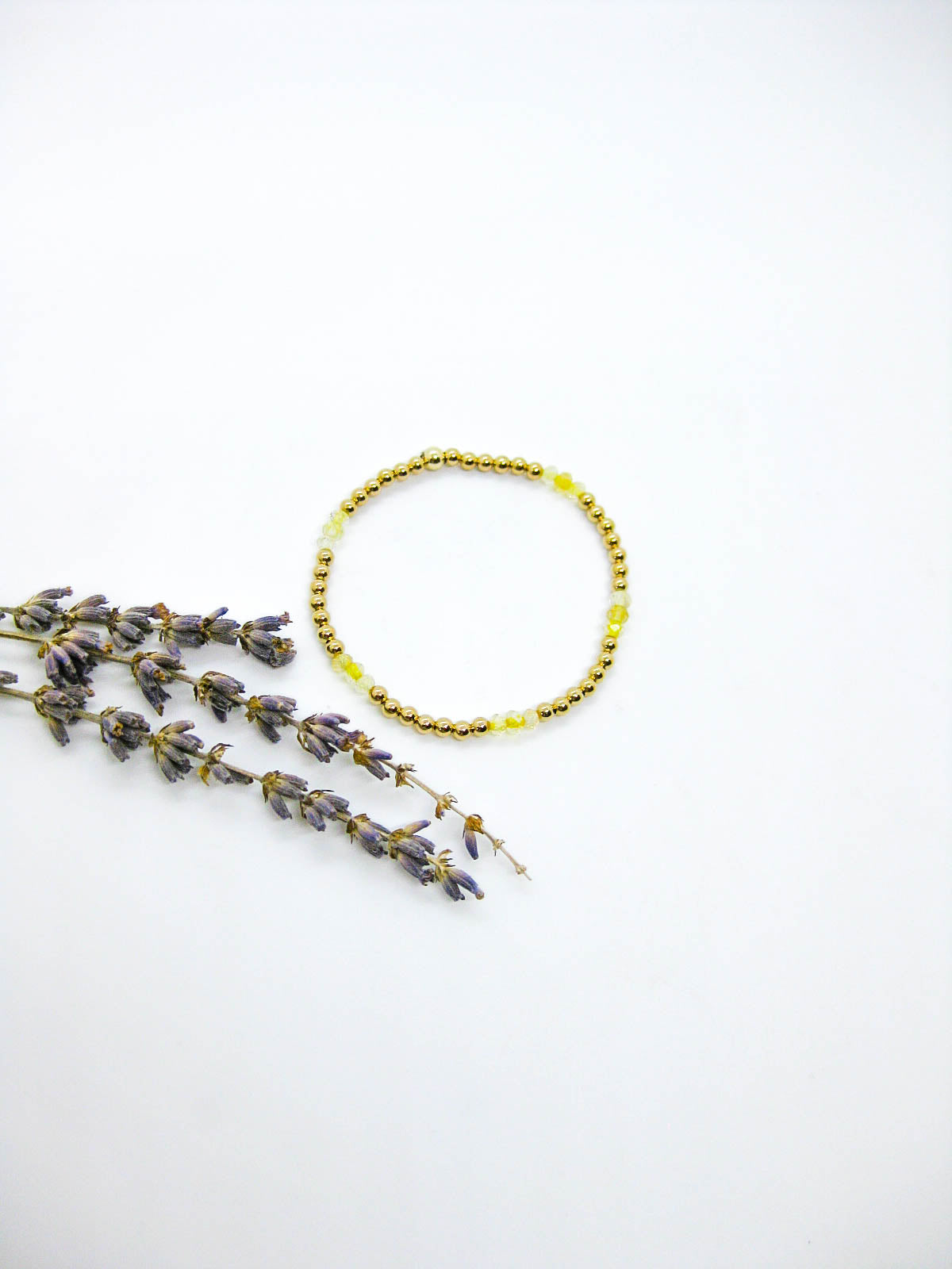 Juniper: Citrine Stretch Bracelet - b399