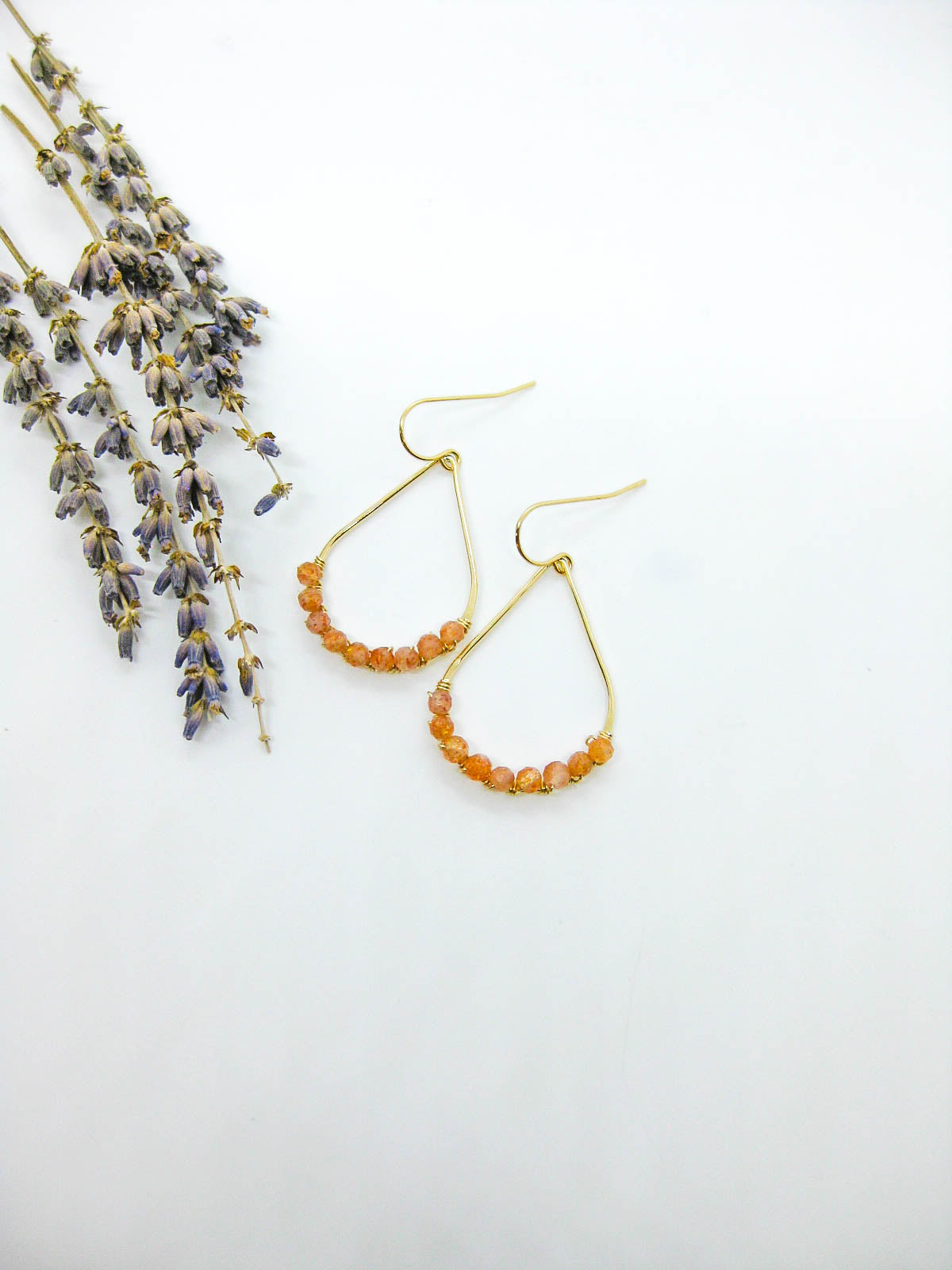 Bluebell: Sunstone Earrings