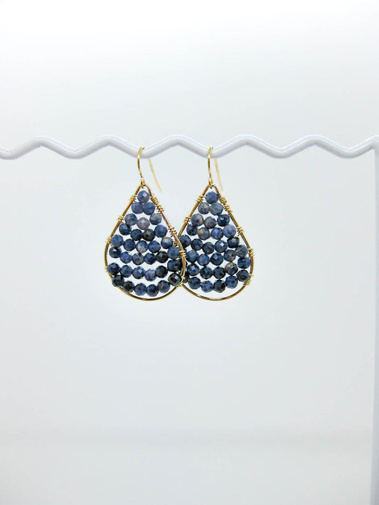 Byrony: Sapphire Earrings