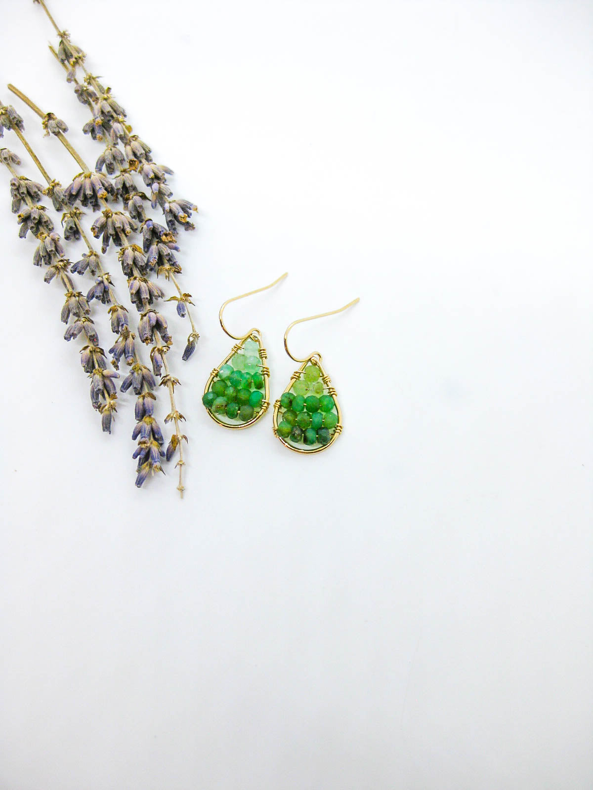 Cassia: Chrysoprase Earrings