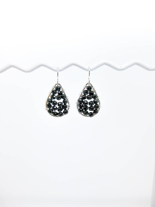 Cassia: Onyx Earrings