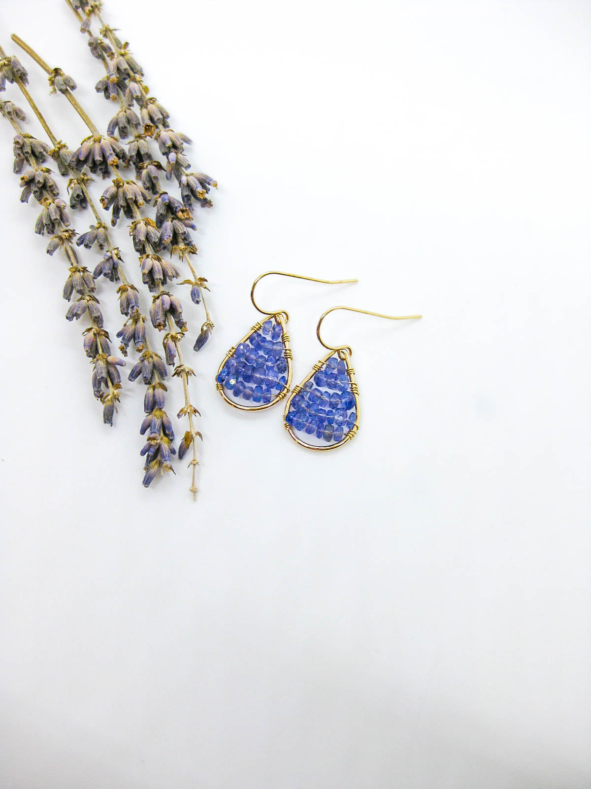 Cassia: Tanzanite Earrings
