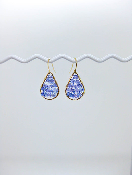 Cassia: Tanzanite Earrings