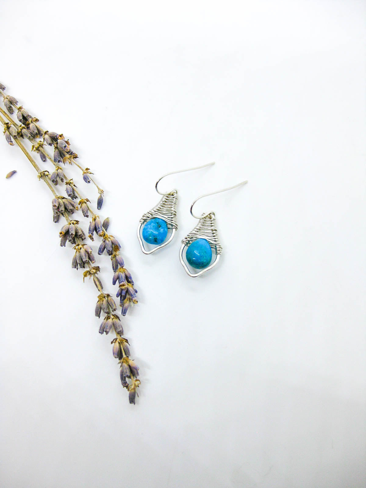 Petal: Turquoise Earrings