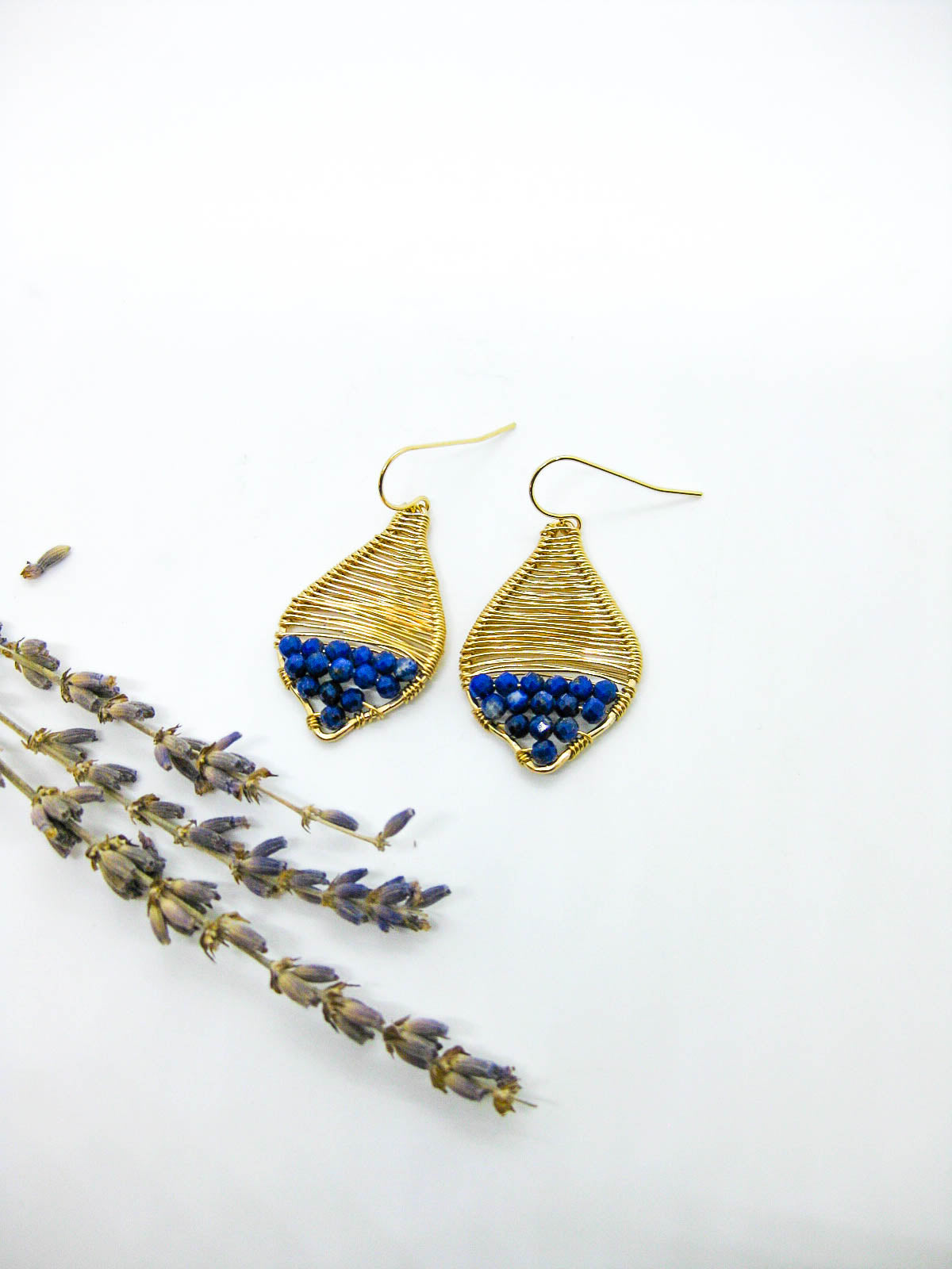 Stargazer: Lapis Earrings