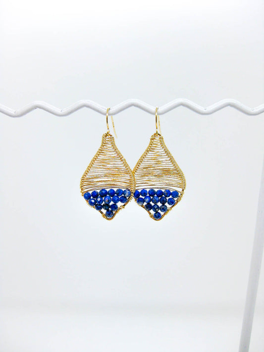 Stargazer: Lapis Earrings