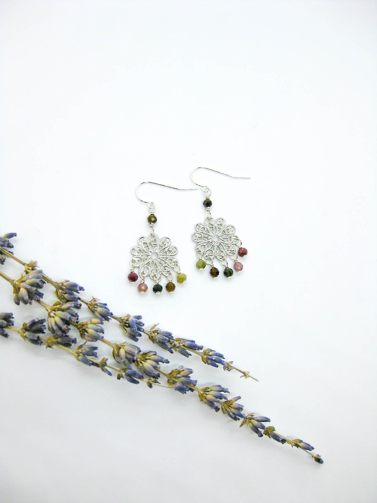 Willow: Tourmaline Earrings - e713