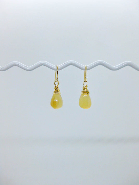 Chamomile: Opal Earrings - e748