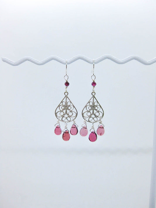 Olive: Garnet Chandelier - e750