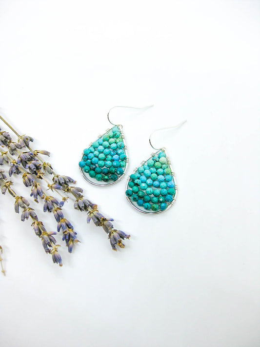 Byrony: Turquoise Earrings - e802