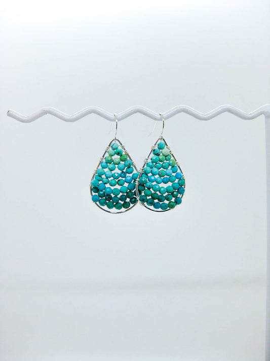 Byrony: Turquoise Earrings - e802