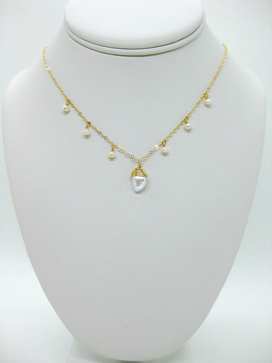 Chamomile: Pearl Necklace
