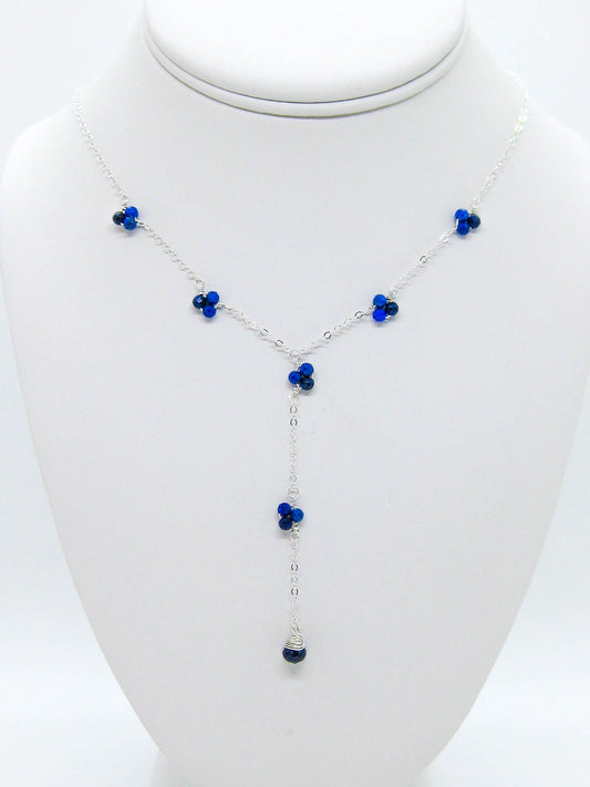 Hyacinth: Lapis Drop Necklace