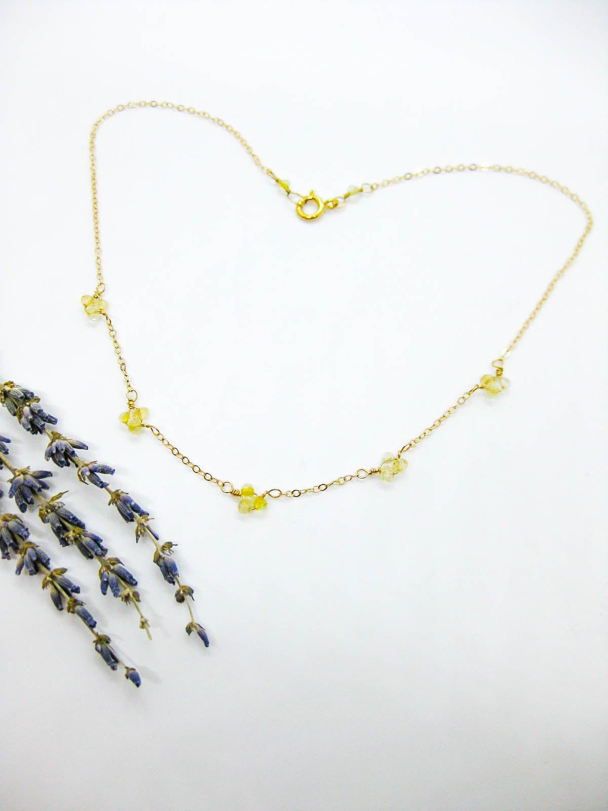 Hyacinth: Citrine Choker