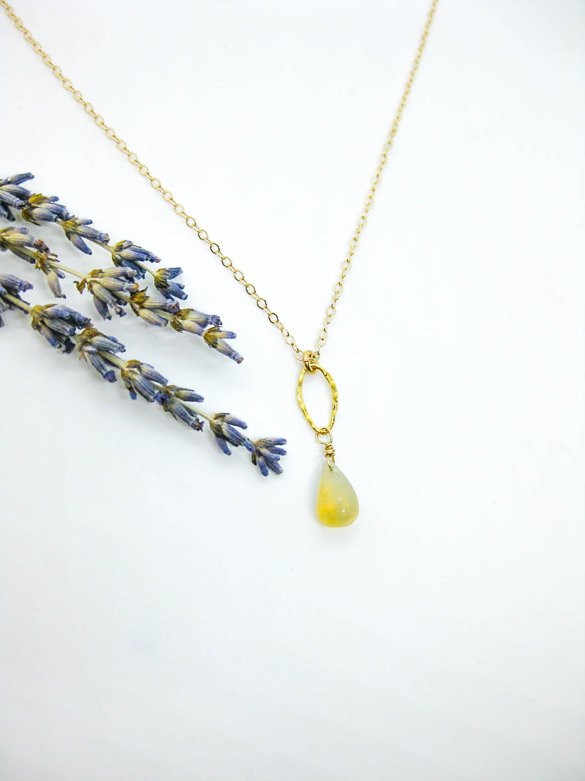 Chrysanthe: Opal Necklace - n585