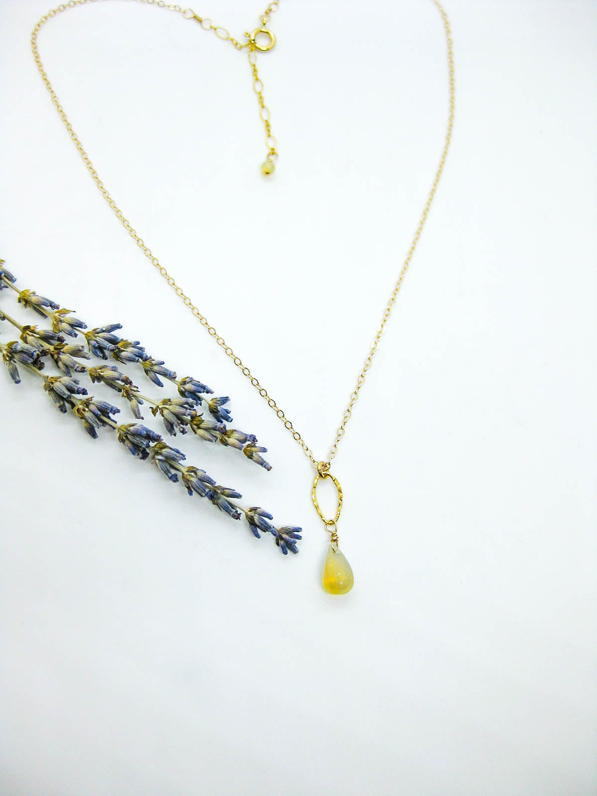 Chrysanthe: Opal Necklace - n585