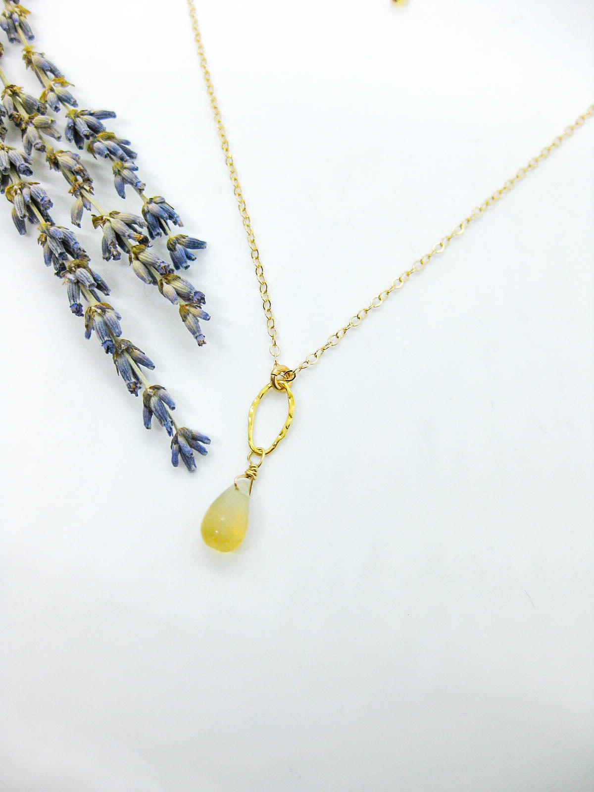 Chrysanthe: Opal Necklace - n585