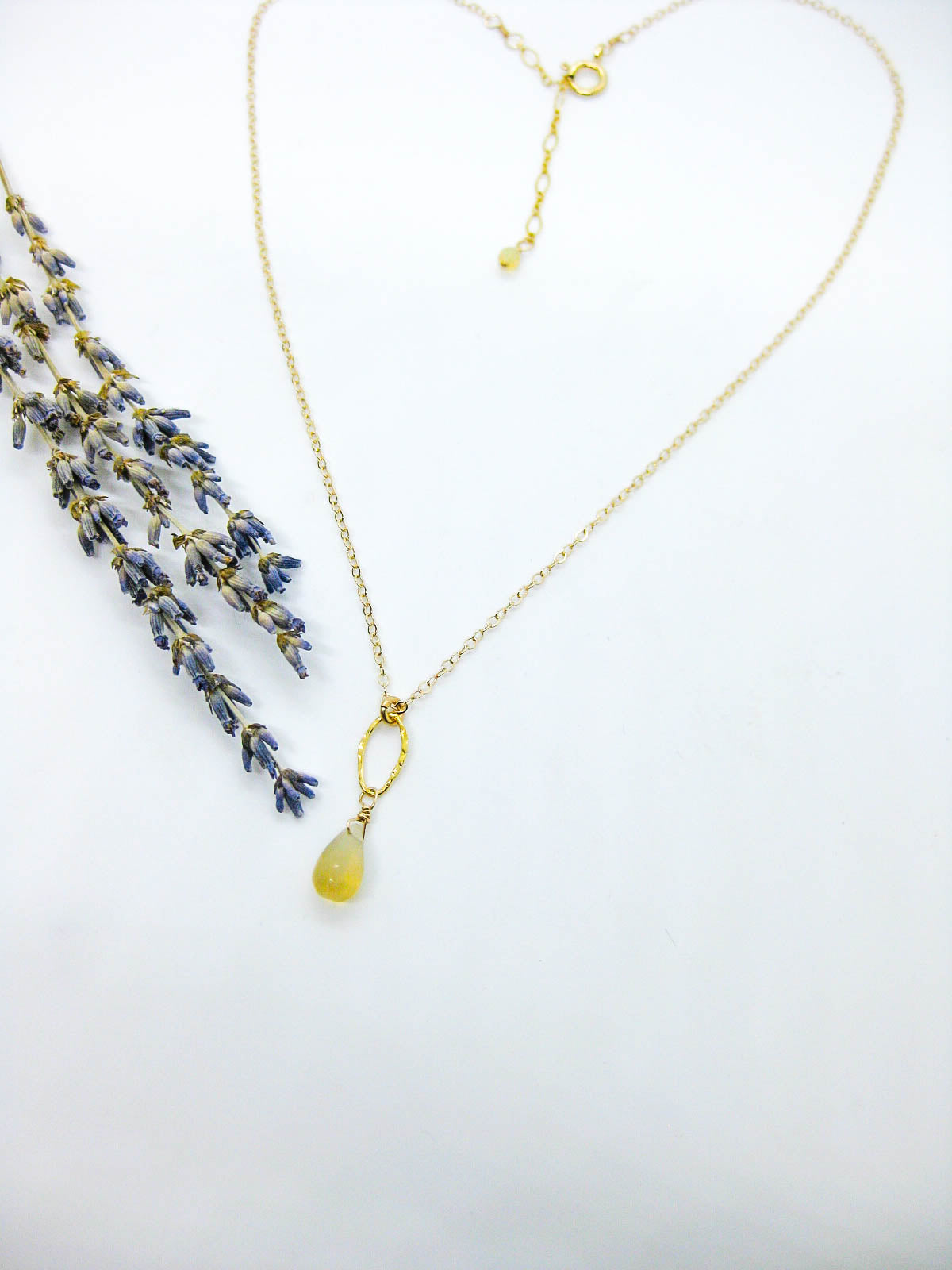 Chrysanthe: Opal Necklace - n585