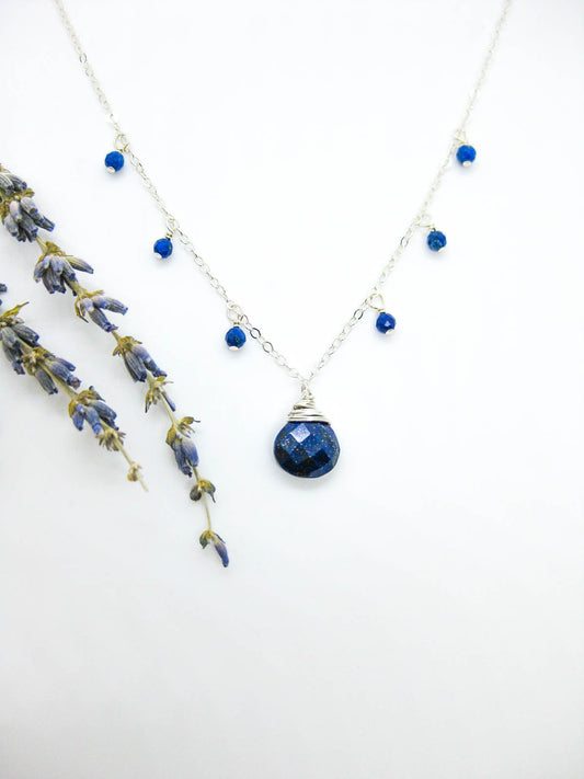 Chamomile: Lapis Necklace - n595