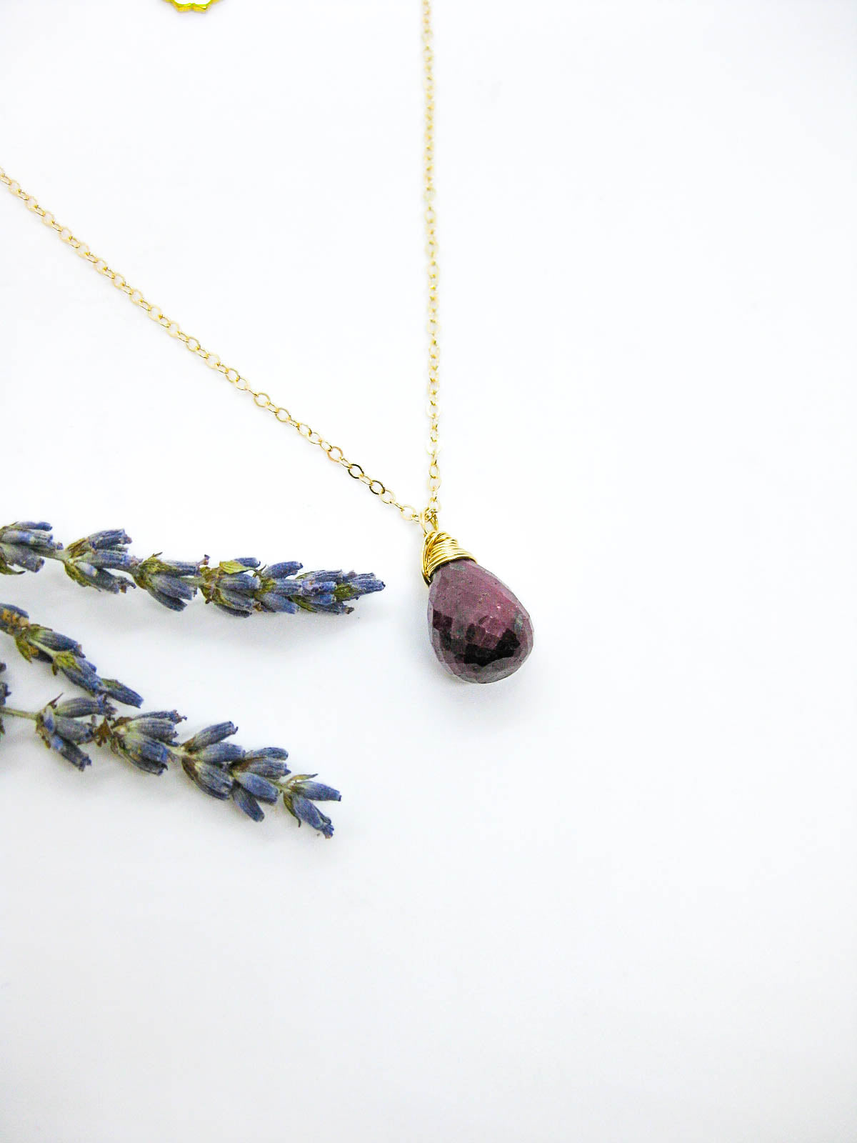 Amar: Ruby Necklace - n601