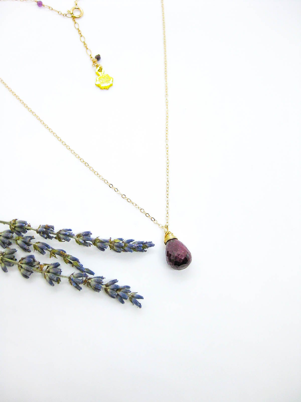 Amar: Ruby Necklace - n601