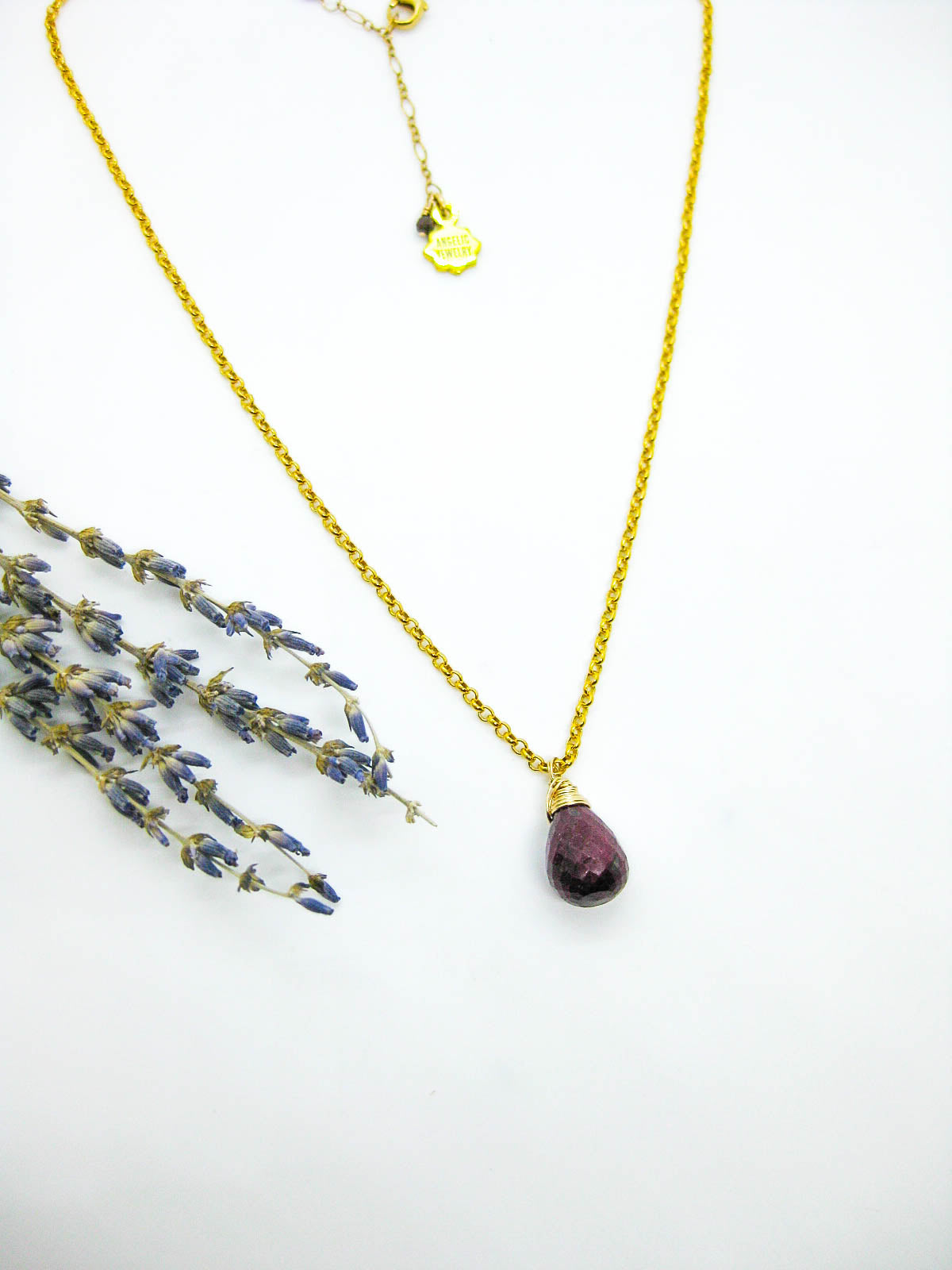 Amar: Ruby Necklace - n601