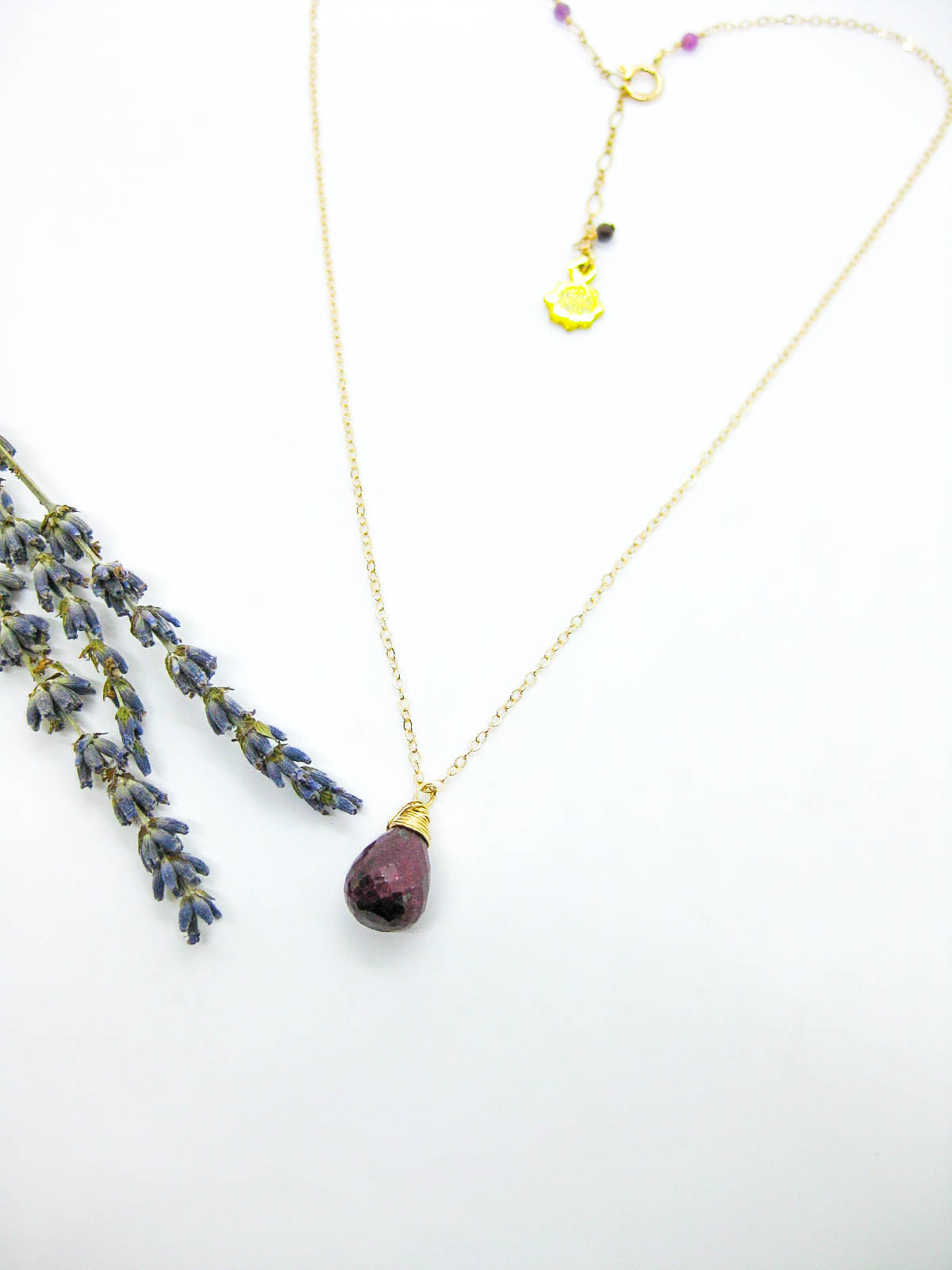 Amar: Ruby Necklace - n601