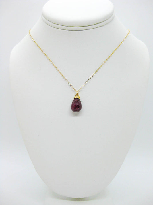 Amar: Ruby Necklace - n601
