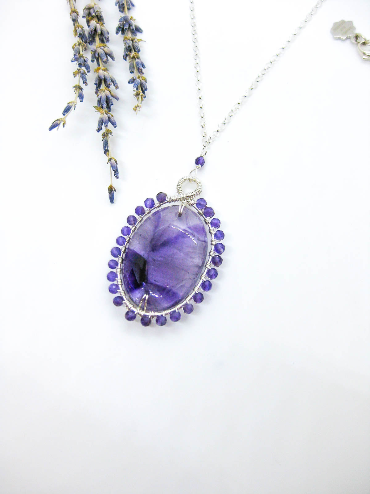 Peony: Amethyst 22" Necklace - n602oak