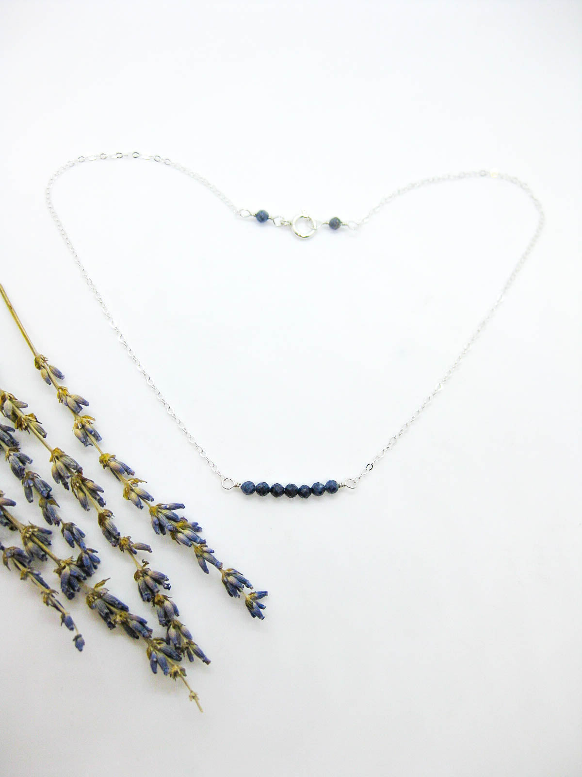 Violet: Sapphire Choker - n636