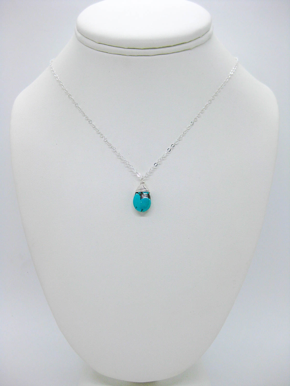 Poppy: Turquoise Necklace - n639