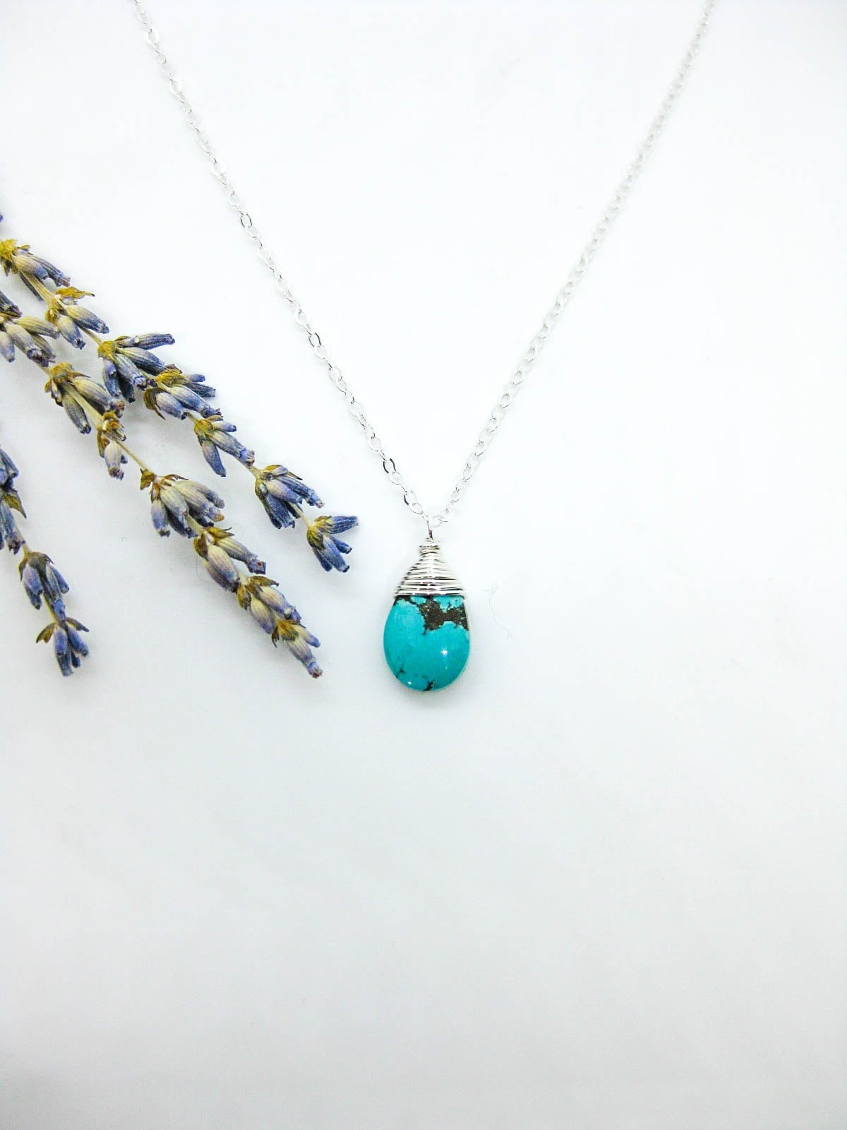 Poppy: Turquoise Necklace - n639